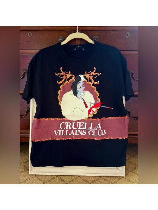 Zara Tops - Zara x Disney Villians Cruella Villians Club short sleeve T-shirt  M